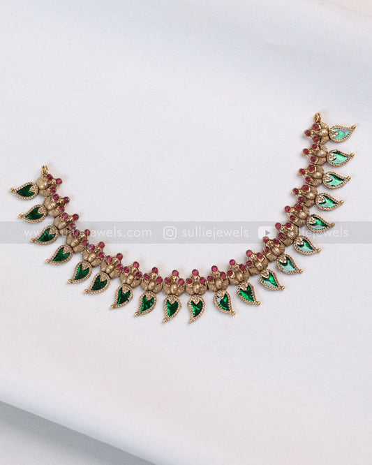 3768 - Sullie Basic Palakka Mango Necklace with Stud