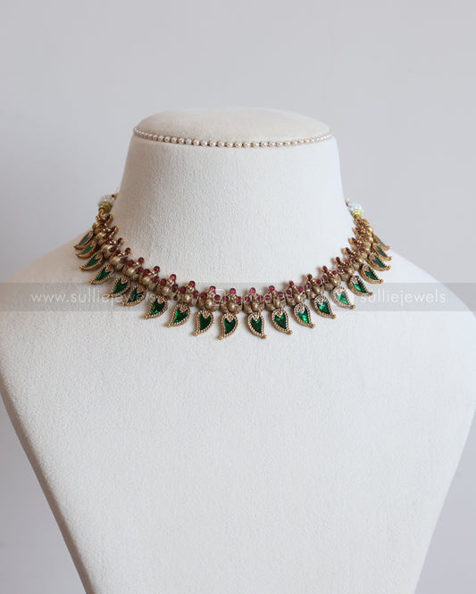 3768 - Sullie Basic Palakka Mango Necklace with Stud