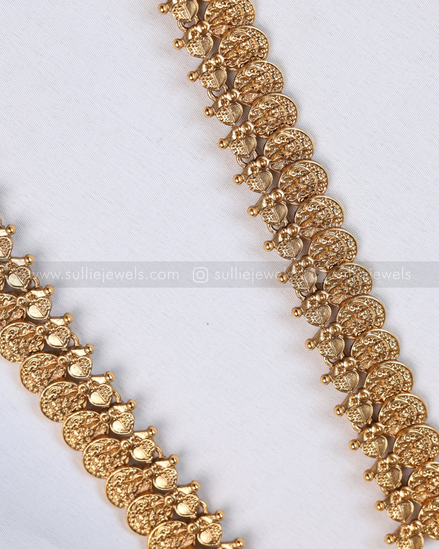 7191 - Sullie Basic - Jadau Kemp Replica Pendant Coin Long Chain with Stud