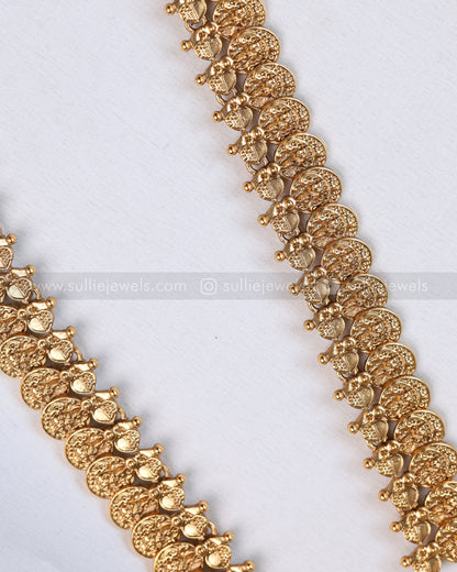 7191 - Sullie Basic - Jadau Kemp Replica Pendant Coin Long Chain with Stud