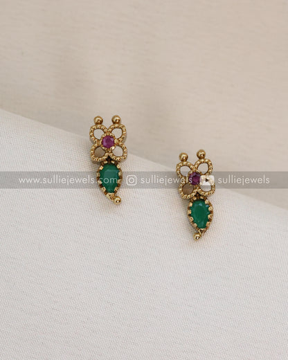 4 Layer Palakka Choker with Stud