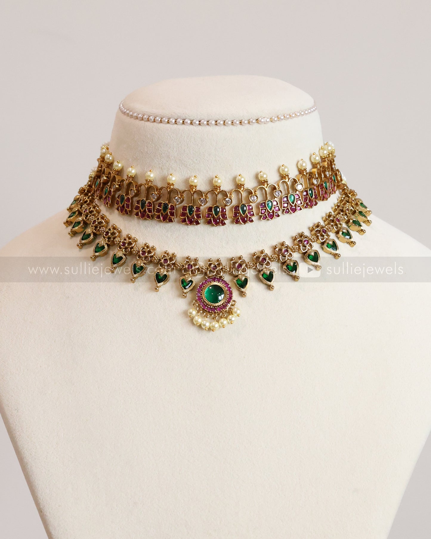 Premium Lotus Kemp Palakka Layered Combo