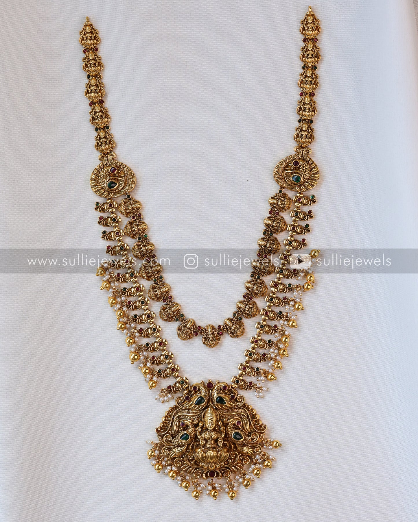 Nagas Double Layer Haram with Earrings