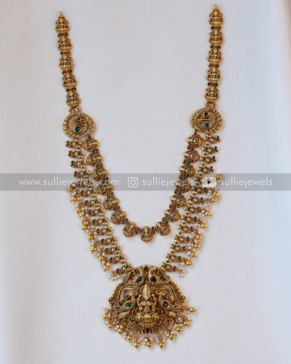 Nagas Double Layer Haram with Earrings