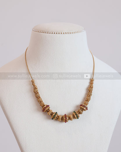 3762 - Sullie Basic Gold Ball Design String with Stud