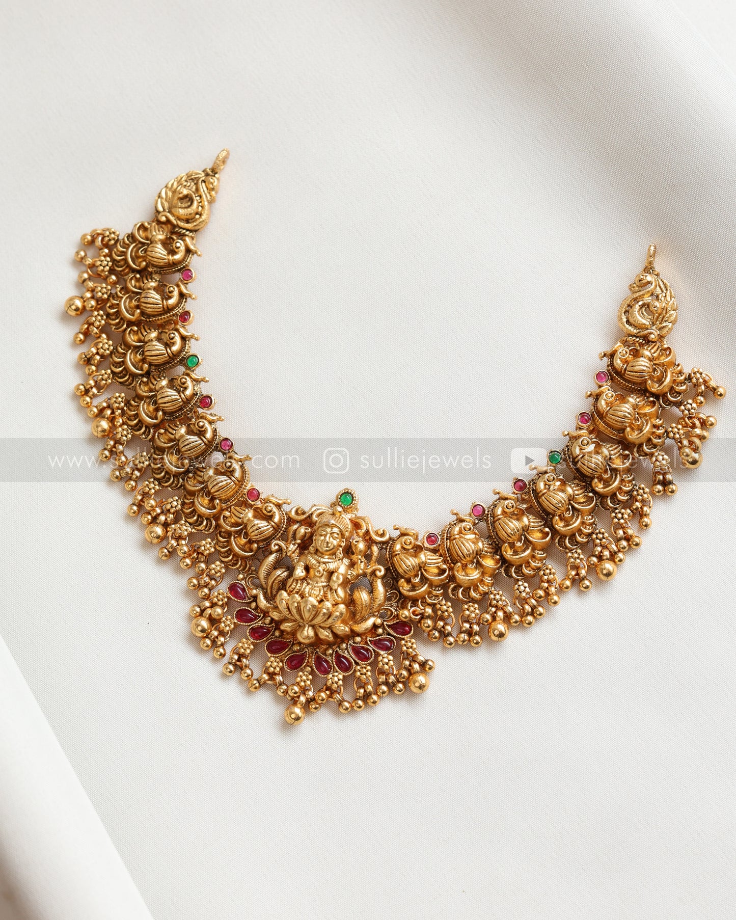Sullie Basic - Lakshmi Gold Necklace with Jhumka