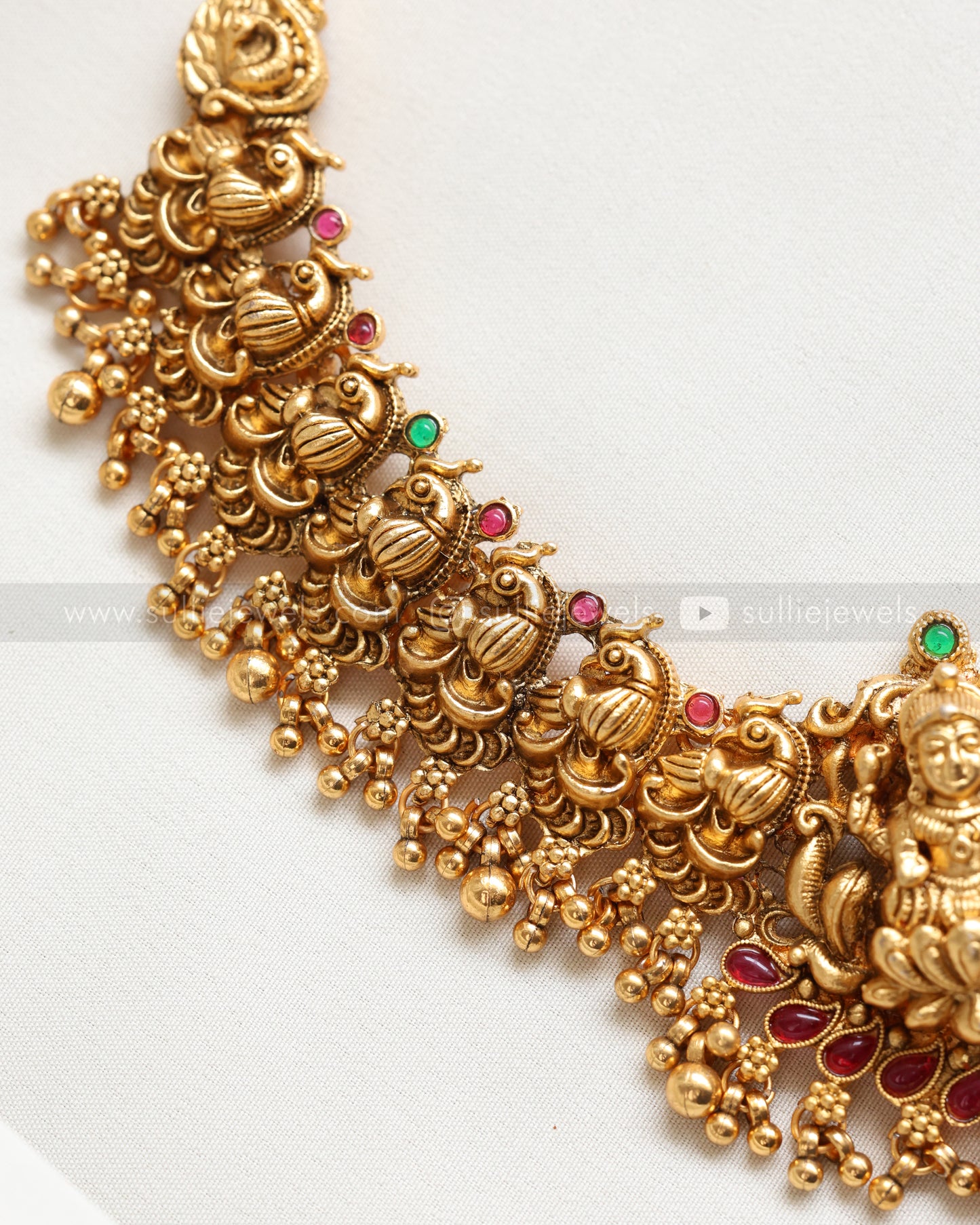 Sullie Basic - Lakshmi Gold Necklace with Jhumka