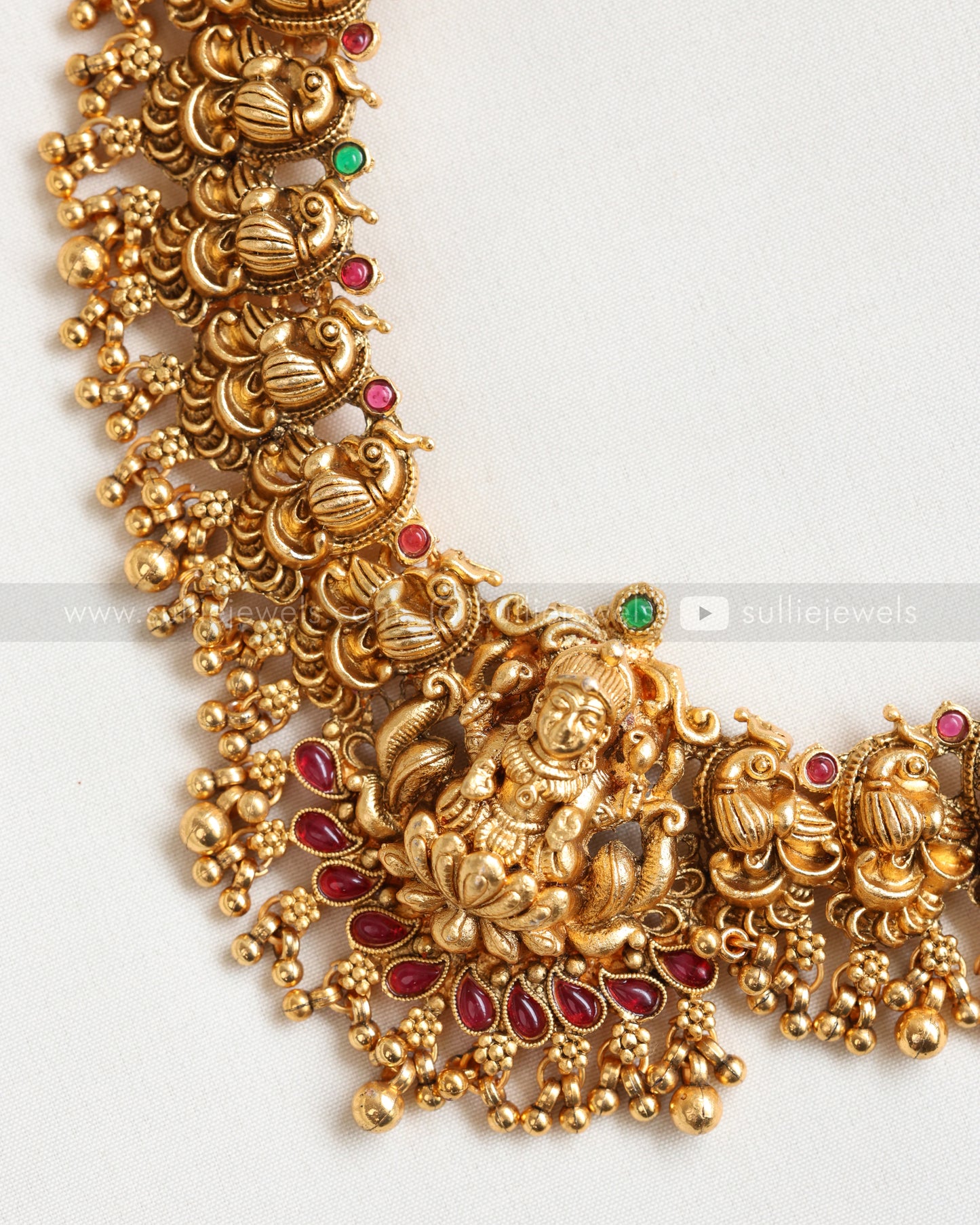 Sullie Basic - Lakshmi Gold Necklace with Jhumka