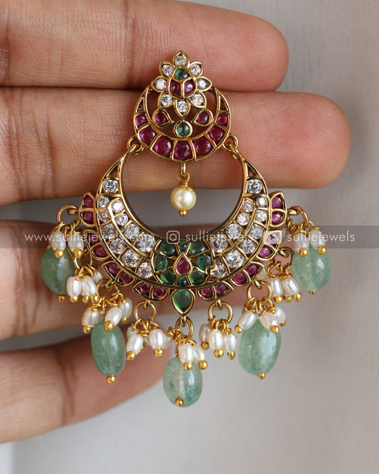 Premium Kemp Chandbali Earring
