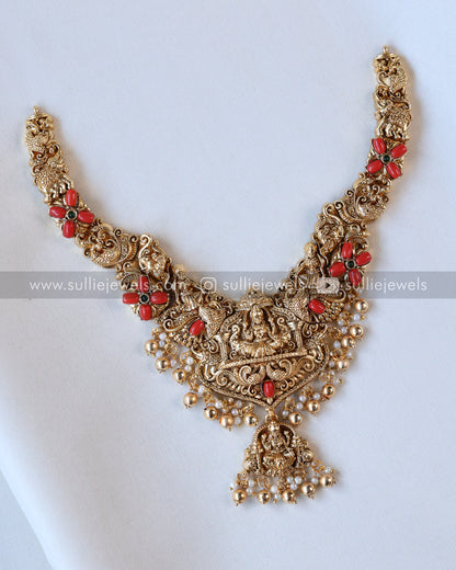 Sullie Basic - Goddess Coral Necklace with Stud