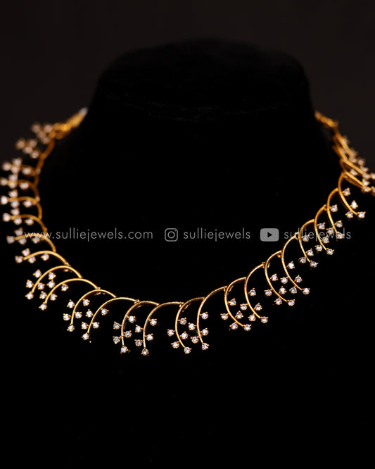 Leaf AD Necklace Set