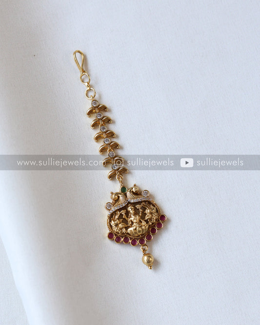 Mini Lakshmi Tikka with Single Gold Bead