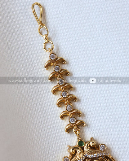 Mini Lakshmi Tikka with Single Gold Bead