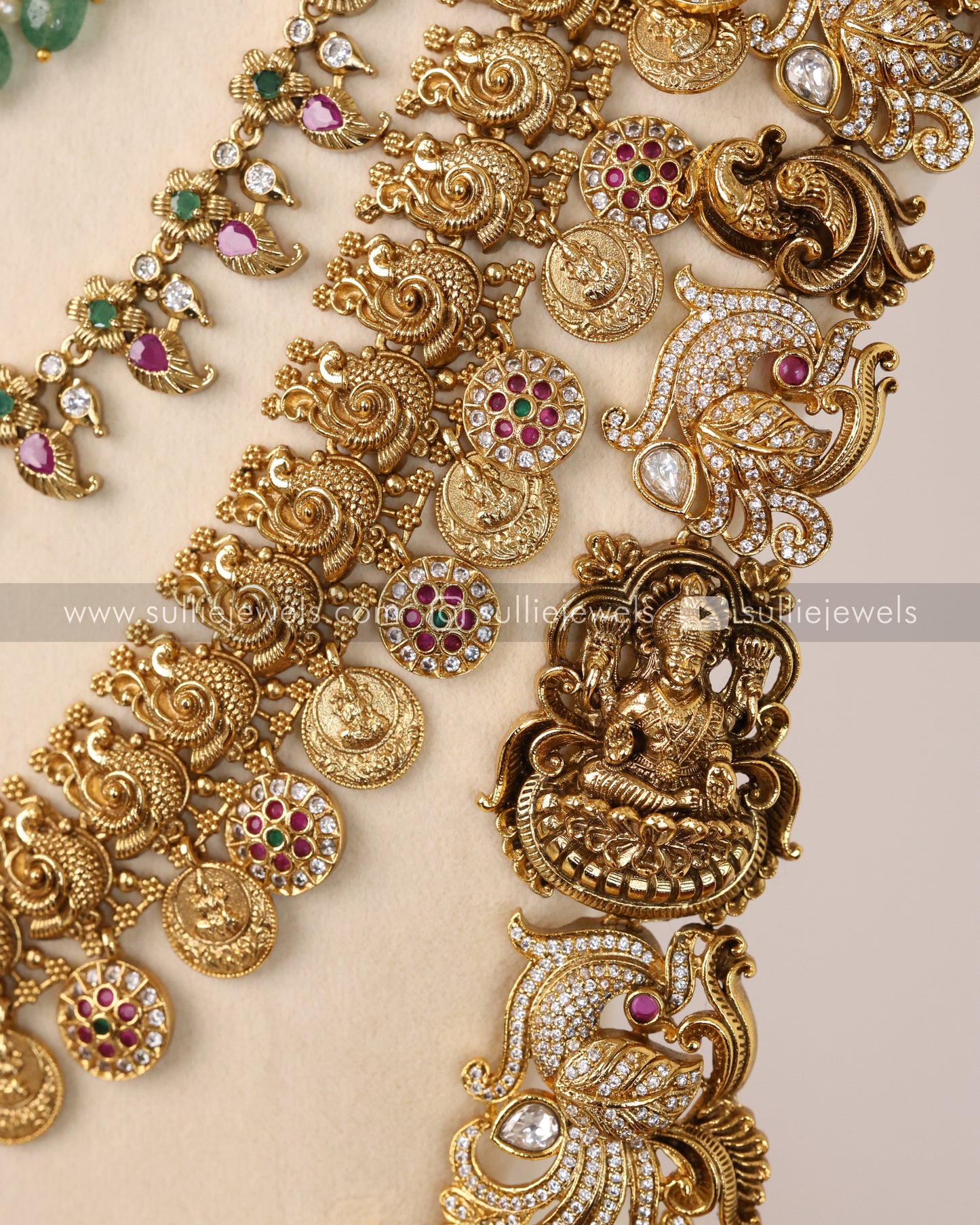 Goddess Gold Premium Mint Beads Bridal Combo ( 6 piece )