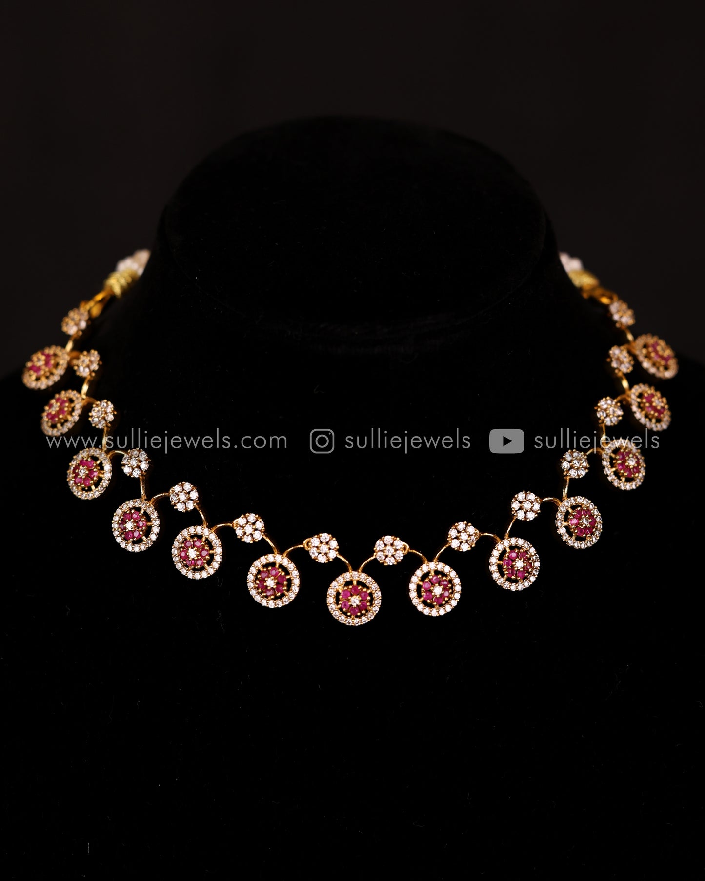 Diamond Lookalike Necklace Set