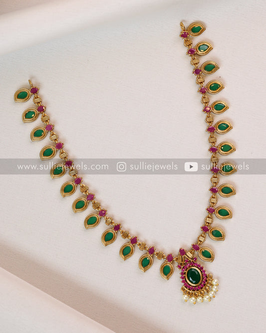 Palakka Necklace/Maala with Earring