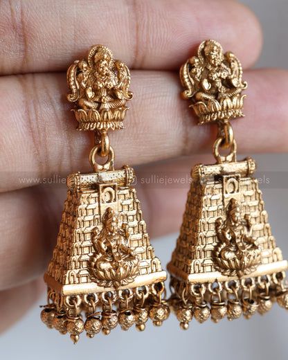 Sullie Basic Lakshmi Kovil Design Jhumka