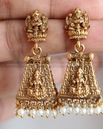 Sullie Basic Lakshmi Kovil Design Jhumka
