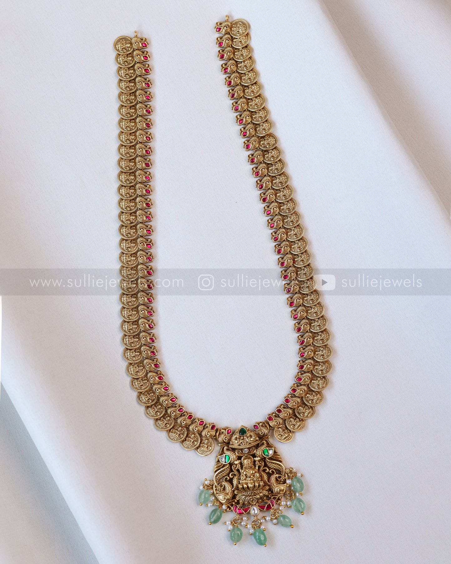 Premium Coin Goddess Gold Bridal Combo ( 7 piece )