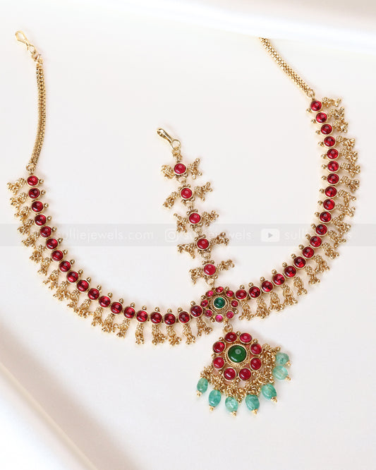 Kemp & Mint beads Damini Tikka
