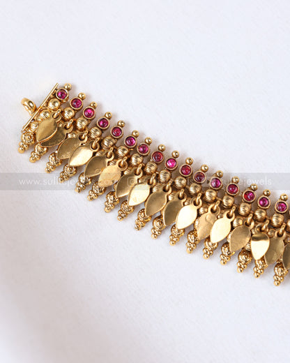 2143 - Sullie Basic Kerala Style Elakkathali Necklace with Stud
