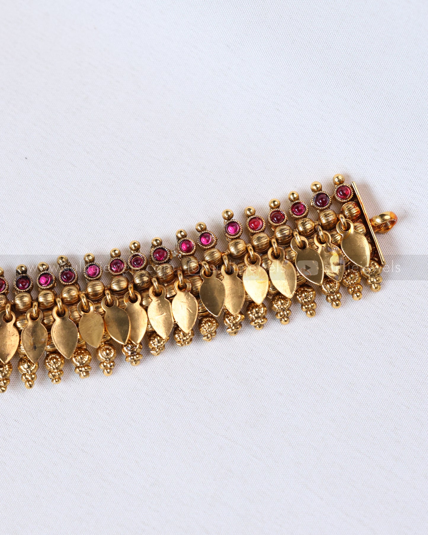 2143 - Sullie Basic Kerala Style Elakkathali Necklace with Stud