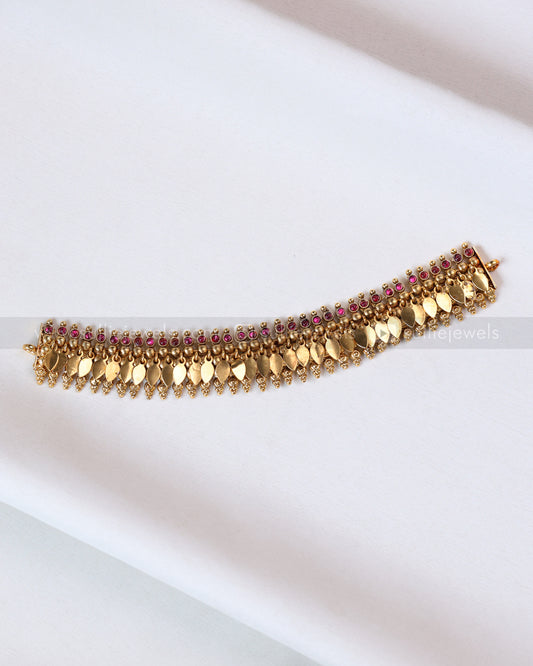 2143 - Sullie Basic Kerala Style Elakkathali Necklace with Stud