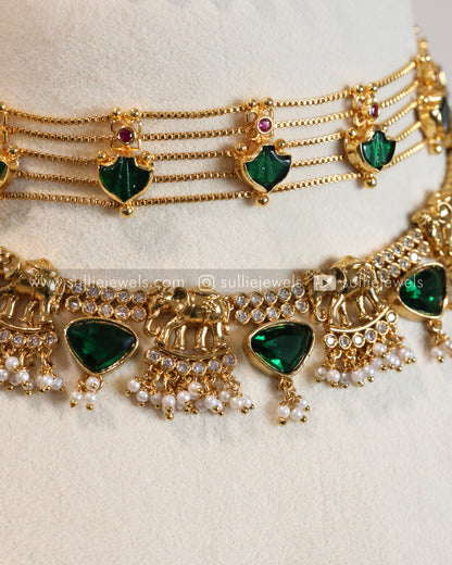Traditional No idol Palakka Bridal Combo ( 8 Piece )