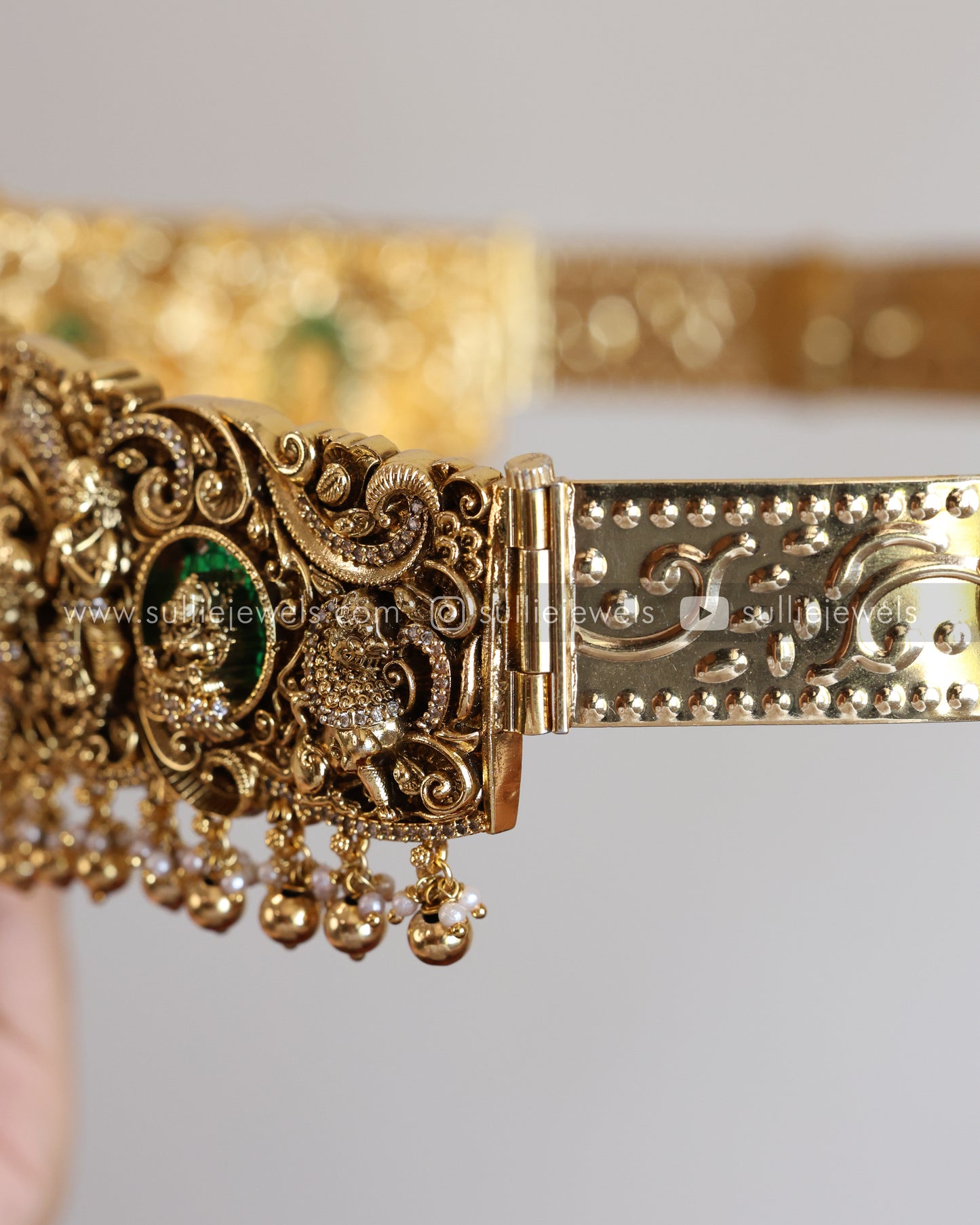 Goddess Premium Designer Hipbelt - Gold Balls