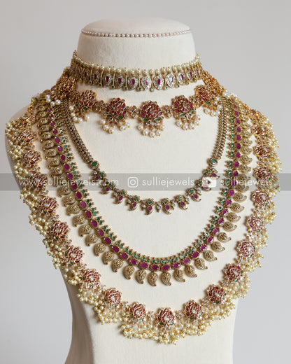Lotus Mango bridal combo ( 8 Piece )