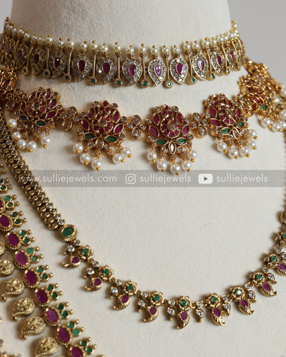 Lotus Mango bridal combo ( 8 Piece )