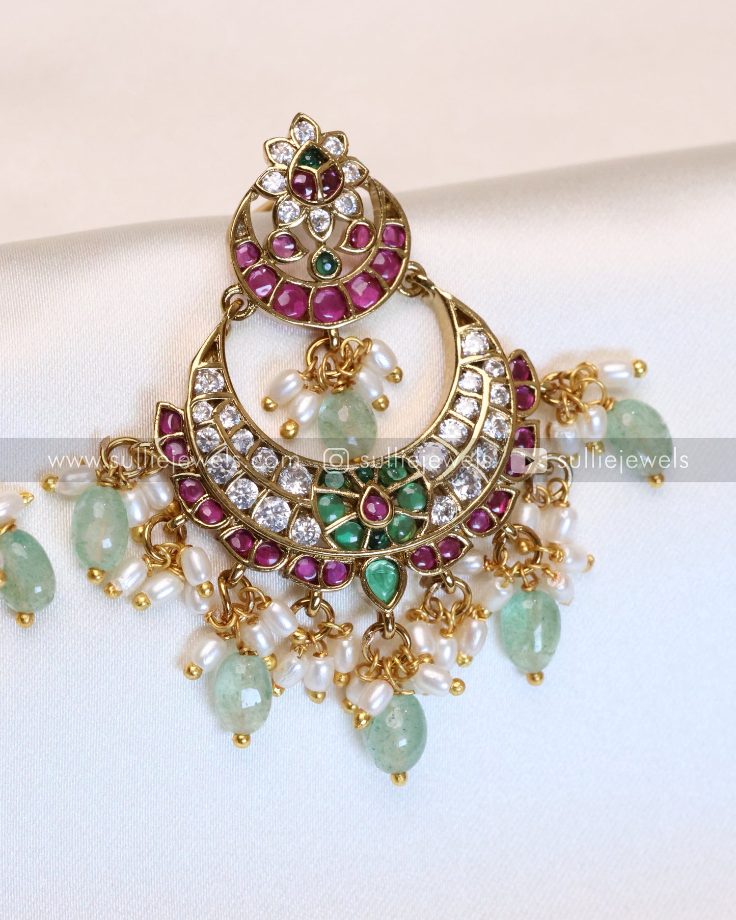 Premium Kemp Chandbali Earring