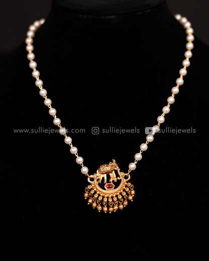 Elephant Pearl Chain