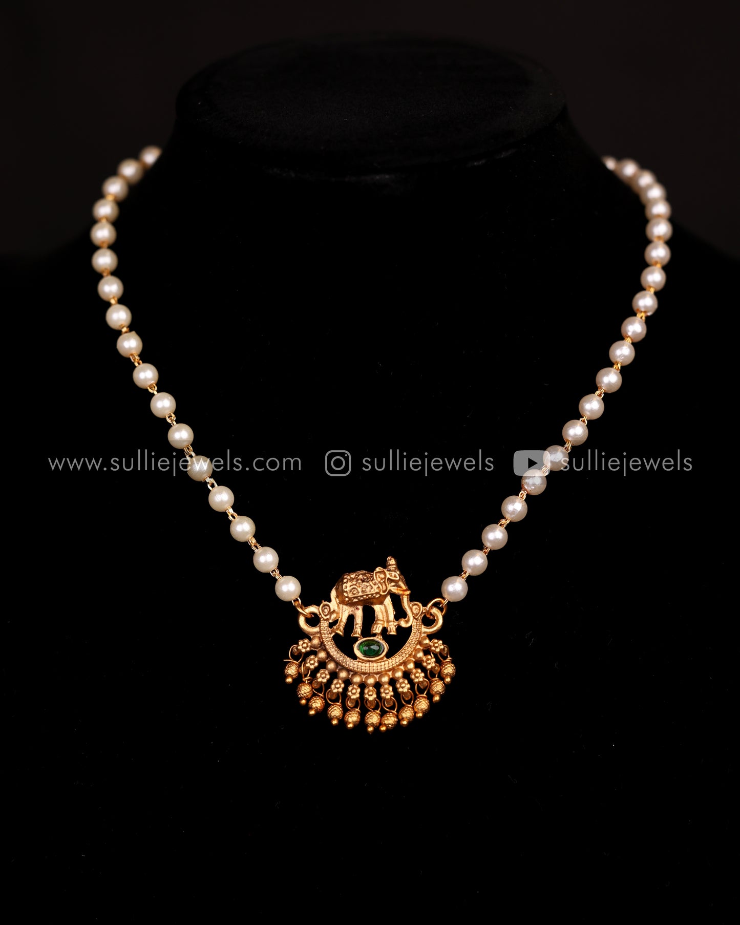 Elephant Pearl Chain
