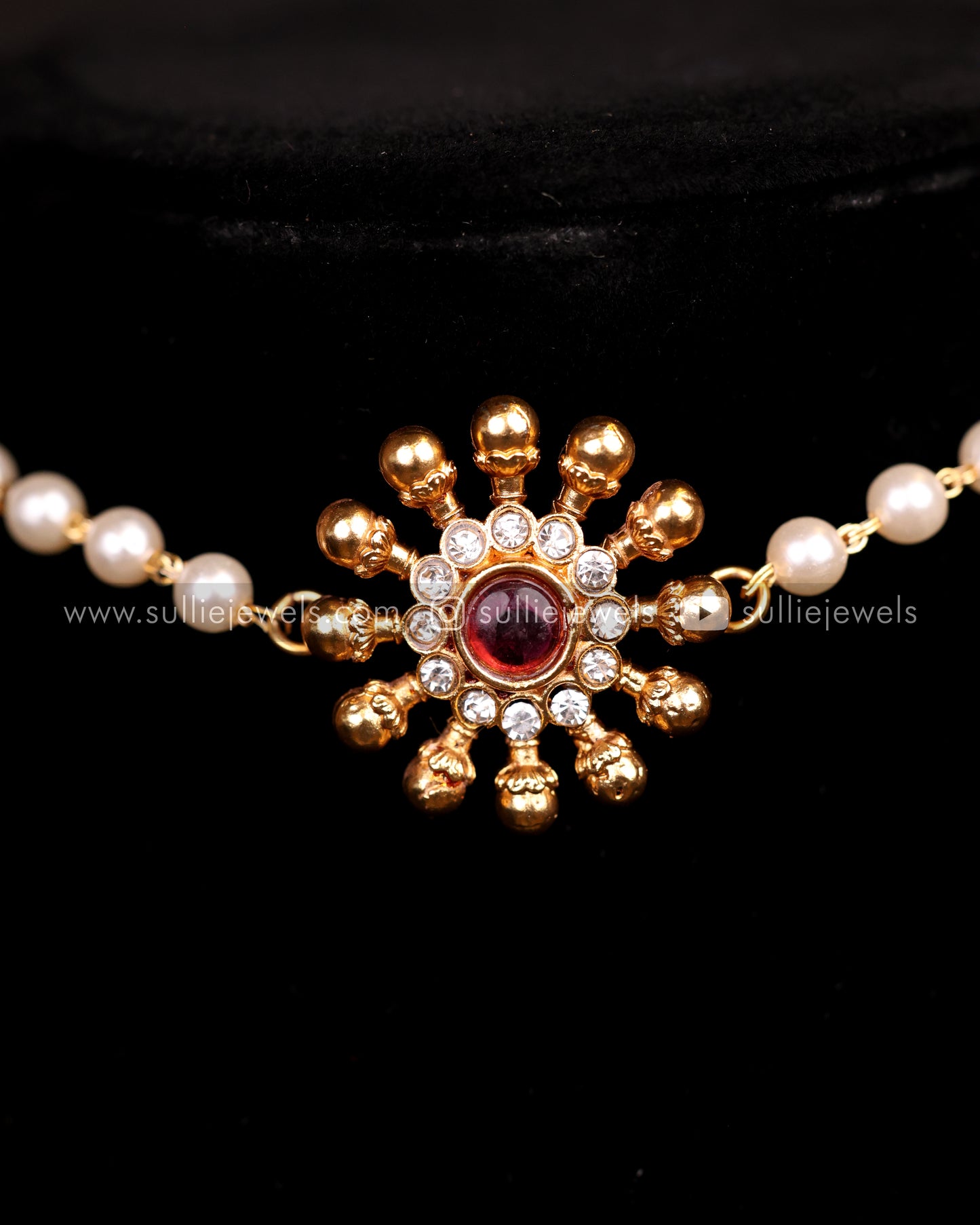 Simple Kid's Chakra Pearl Choker