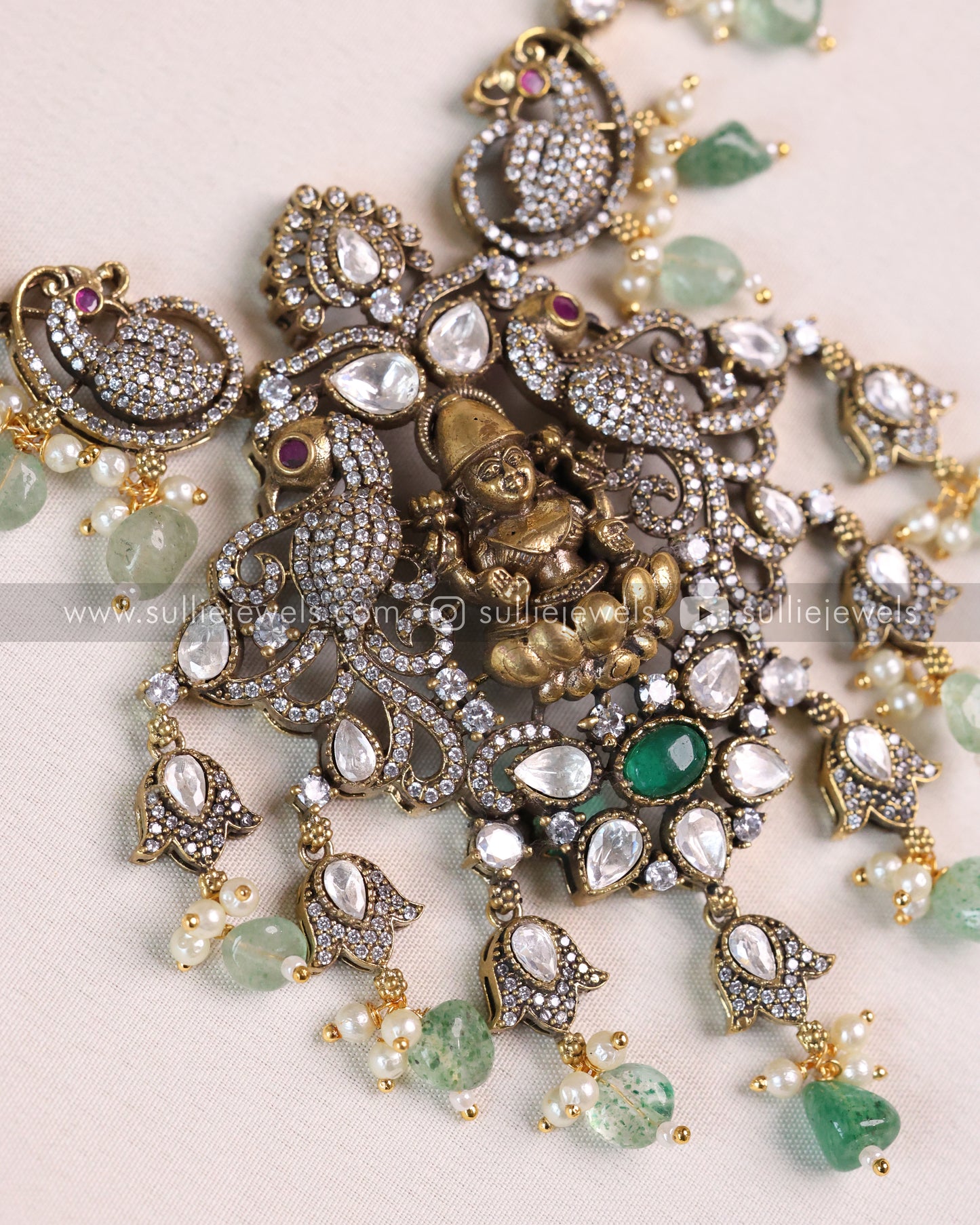 Premium AD Goddess Hasli with Earring