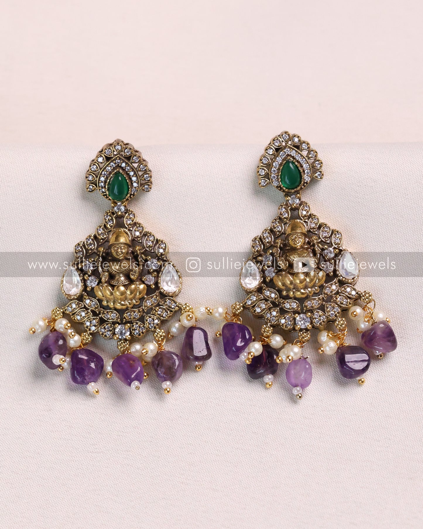 Premium AD Goddess Hasli with Earring