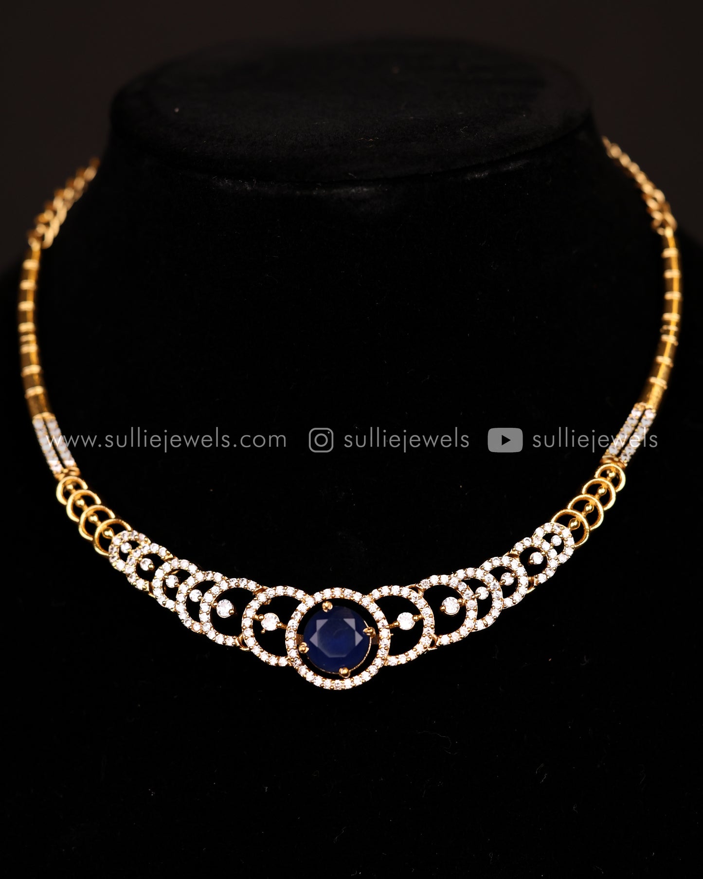 4 in 1 AD Changeable Necklace Set