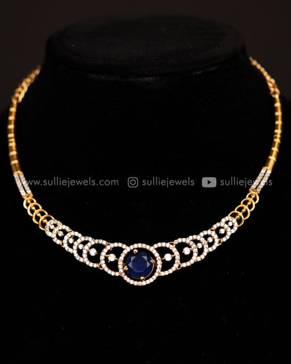 4 in 1 AD Changeable Necklace Set