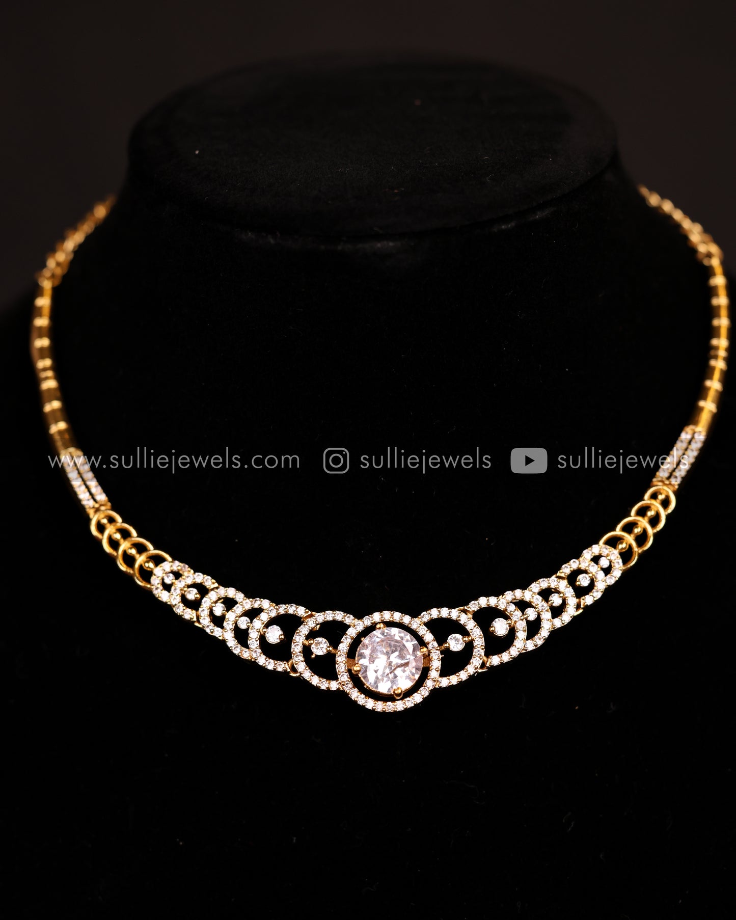 4 in 1 AD Changeable Necklace Set