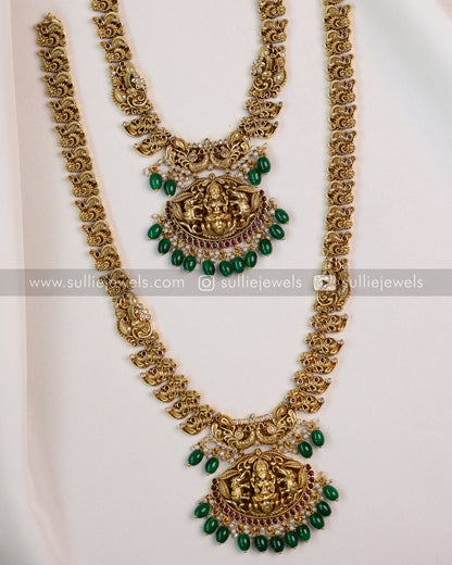 Lakshmi Bridal Green Beads Combo ( 3 piece )