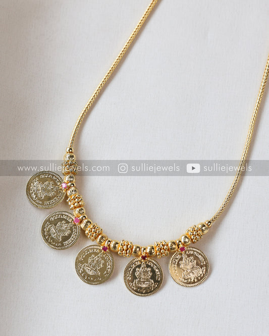 Traditional Gold Plated Coin Kashumaala