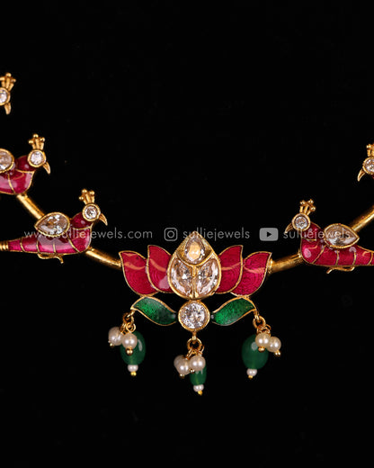 Lotus & Parrot Hasli / Choker Set