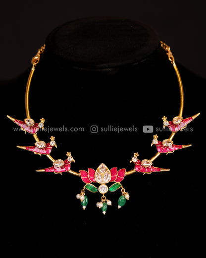 Lotus & Parrot Hasli / Choker Set
