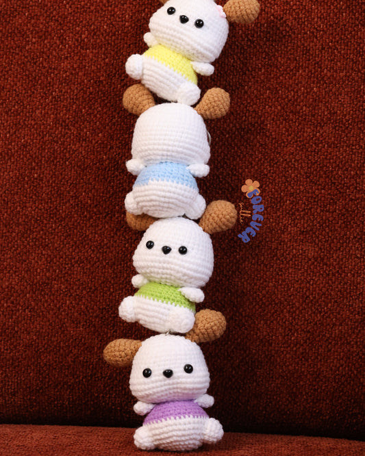 Pochacco Dog Keychain - 5 colours