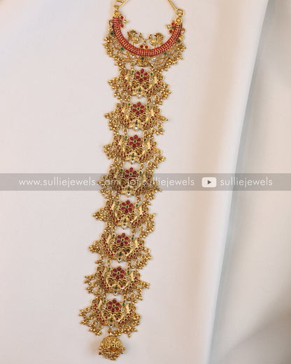 Peacock Kemp Gold Choti ( No Idol )
