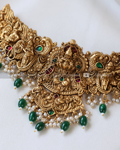 Sullie Basic - Goddess Bridal Green Beads Combo ( 3 piece )