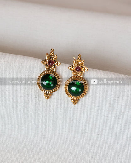 Sullie Basic - Traditional Round Palakka Long Chain/Maala with Stud