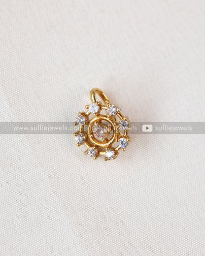 Nose Pin - No Piercing Required - Floral Design