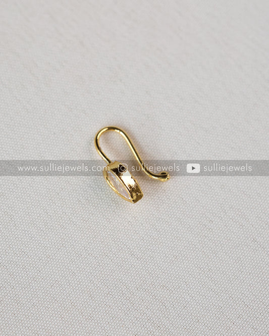 Nose Pin - No Piercing Required - Raindrop